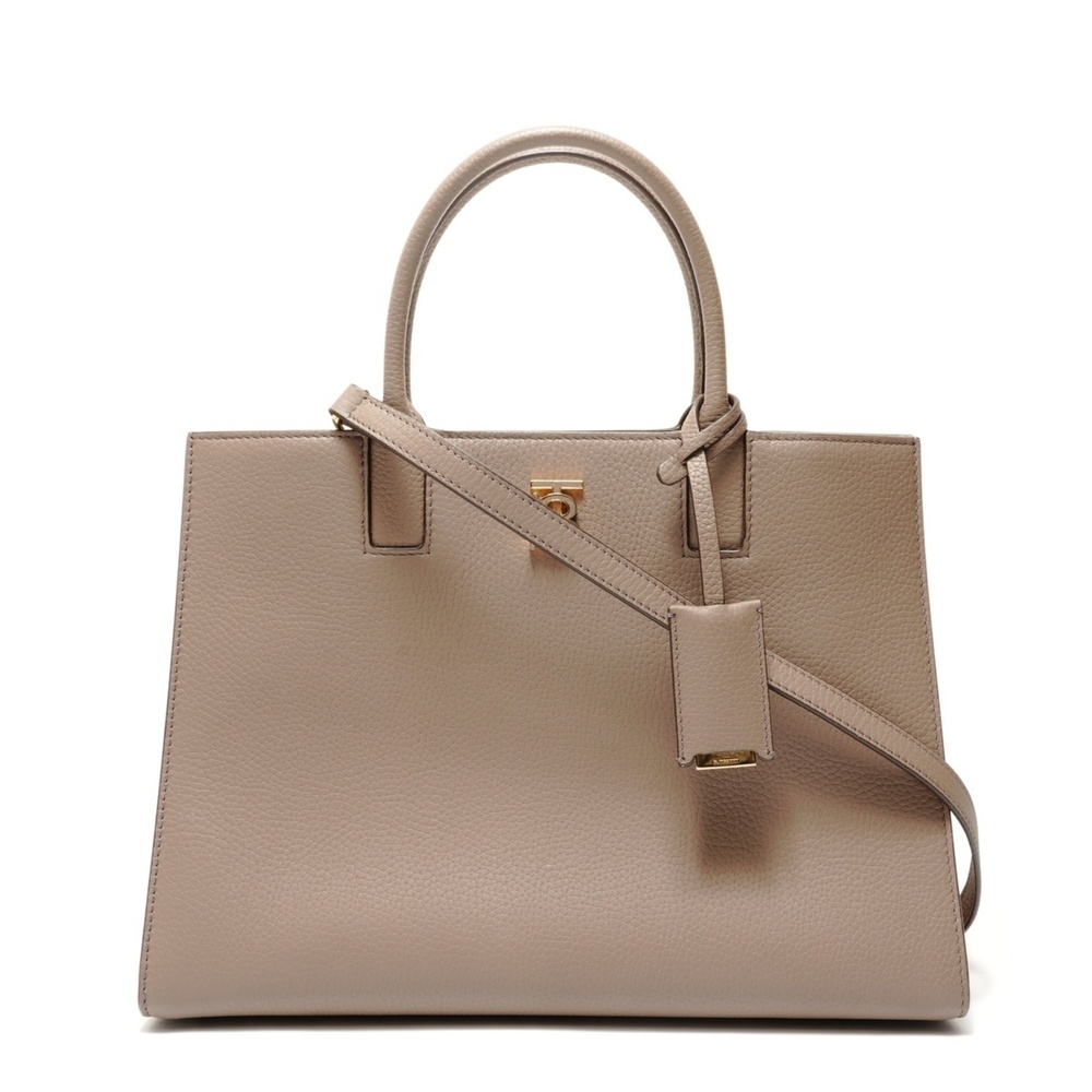Burberry Francis Bag 2-Way Handbag Beige